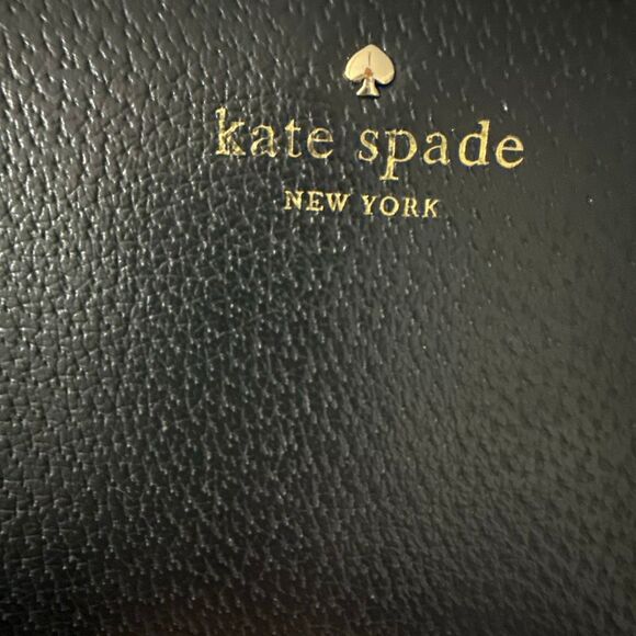 Kate Spade Lucy L Zip Black Leather Wristlet - Picture 7 of 7